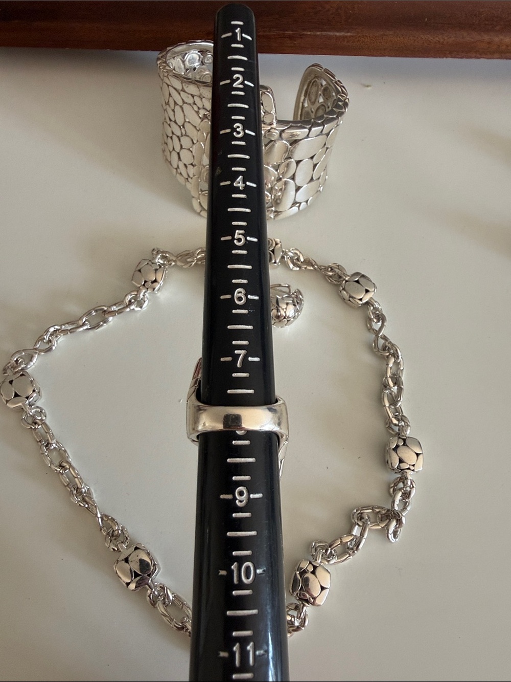 John Hardy Kali Silver Bracelet, Necklace, Ring & Earrings Set - Picture 2 of 6